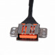 Разъем питания ноутбука с кабелем Lenovo PJ862 (bevel USB), 5-pin, 9 см (A49087)