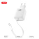 Зарядное устройство XO 1xUSB-C PD30W GaN + cable USB-C to USB-C (XO-QC17)
