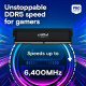 Модуль памяти для компьютера DDR5 32GB 6400 MHz Pro Overclocking Black Micron (CP32G64C40U5B)