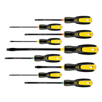 Topex Screwdrivers, set 9pcs, SL,PH,PZ, CrV steel (39D930)