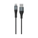 Дата кабель USB 2.0 AM to USB-C 1.0m X38 Cool black HOCO (6931474710567)
