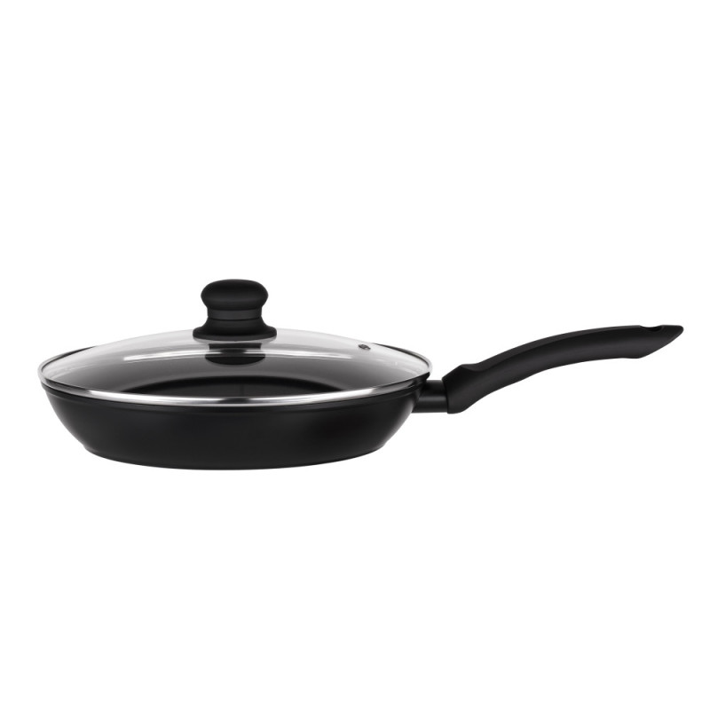 ARDESTO Сковорода с крышкой Gemini Gourmet Aosta, 26см, алюминий, черный (AR1926GMP)