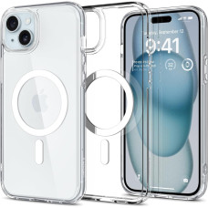 Spigen Чехол для Apple iPhone 15 Ultra Hybrid MagFit, White (ACS06802)