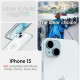 Spigen Чехол для Apple iPhone 15 Ultra Hybrid MagFit, White (ACS06802)