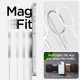 Spigen Чехол для Apple iPhone 15 Ultra Hybrid MagFit, White (ACS06802)