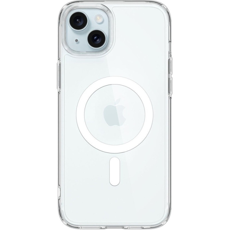 Spigen Чехол для Apple iPhone 15 Ultra Hybrid MagFit, White (ACS06802)
