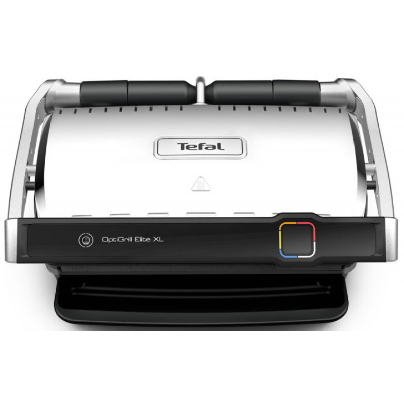 Tefal grill clamping OptiGrill Elite XL, 2200W, temp. regimes-16, removable plates, metal (GC760D30)