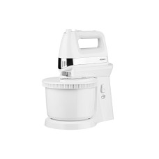 ARDESTO hand mixer with a bowl, 500W, nozzles-4 beaters, bowl-plastic, 3.2L, turbo mode, white (KSTM-500W)
