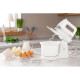 ARDESTO hand mixer with a bowl, 500W, nozzles-4 beaters, bowl-plastic, 3.2L, turbo mode, white (KSTM-500W)