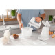 ARDESTO hand mixer with a bowl, 500W, nozzles-4 beaters, bowl-plastic, 3.2L, turbo mode, white (KSTM-500W)