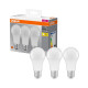 Osram Набір ламп 3шт LED E27 13Вт 2700К 1520Лм A60 (4058075819412)