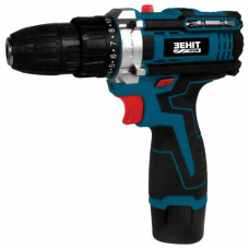 ZENIT Cordless screwdriver-drill Profi ZPSHA-12/15 S2 12V 2x1.5A-h 25Nm 350-1500rpm (853782)