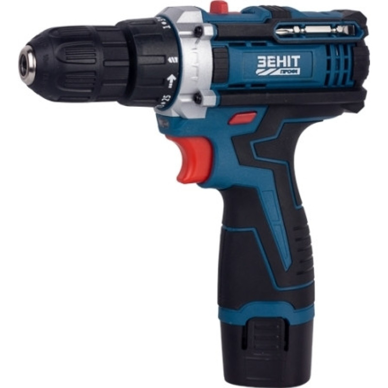 ZENIT Cordless screwdriver-drill Profi ZPSHA-12/15 S2 12V 2x1.5A-h 25Nm 350-1500rpm (853782)