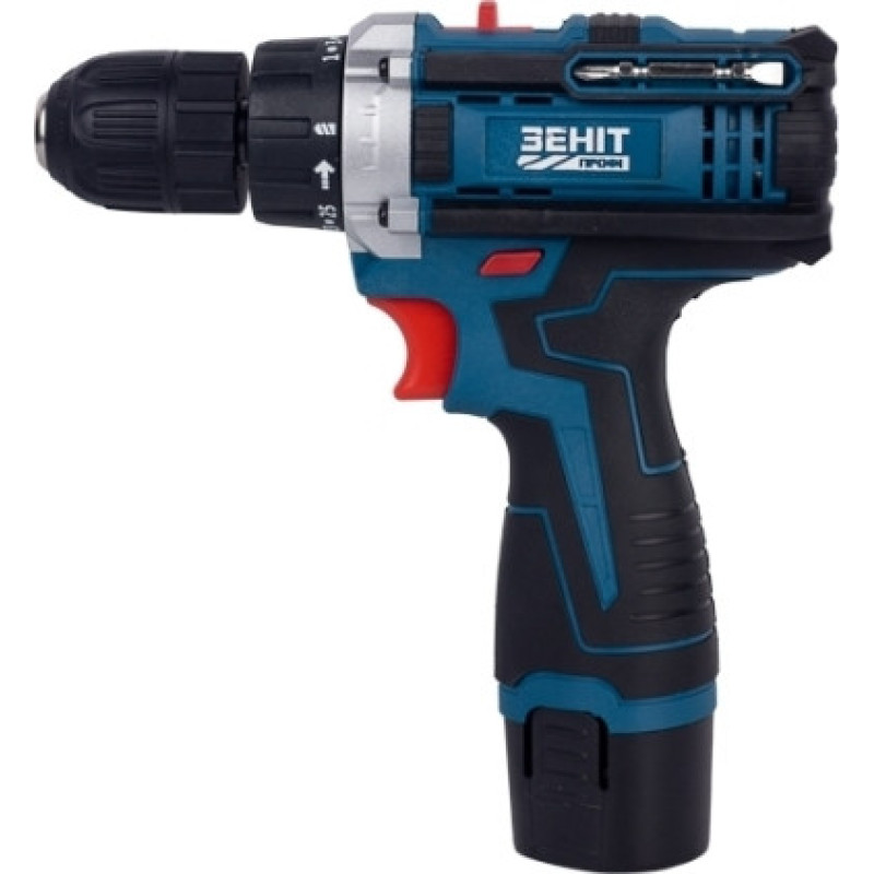 ZENIT Cordless screwdriver-drill Profi ZPSHA-12/15 S2 12V 2x1.5A-h 25Nm 350-1500rpm (853782)