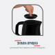 Tefal electric kettle Delfini, 1.7L, plastic, black-inox (KO150F30)