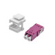 Digitus Fiber LC-duplex coupler, MM-OM4,for keystone panel Color Violet, incl. keystone frame (DN-96019-1-K)