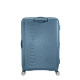American Tourister Валіза American Tourister, Soundbox, поліпропілен, велика, 77см, 97/110л, TSA, 4 колеса, EXP, сіро-синій (32G*51003)