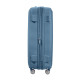 American Tourister Валіза American Tourister, Soundbox, поліпропілен, велика, 77см, 97/110л, TSA, 4 колеса, EXP, сіро-синій (32G*51003)