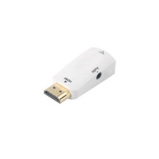Переходник HDMI M to VGA F white Voltronic (YT-CA-HDMI(M)/VGA(F))