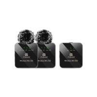 Микрофон Puluz PULUZ 2 TX + 1 RX Wireless black (PU3154B)