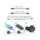 Микрофон Puluz PULUZ 2 TX + 1 RX Wireless black (PU3154B)
