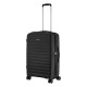 2E Suitcase Middle, Aero, polypropylen, 63/78 L, TSA, 4 wheels, EXP, black (2E-SPP-AERO-M-BK)