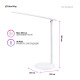 Настольная лампа ColorWay 4W со встроенным аккумулятором 1800 mAh USB in/out 5V*1A, white (CW-DL02B-W)