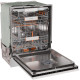 Gorenje Dishwasher built-in, 16sets, A+++, 60cm, invertor, Wi-Fi, AquaStop , 3 basket, white (GV673D63)
