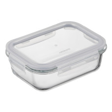 ARDESTO Food storage container Gemini 0.66l, borosilicate glass, plastic, rectangular, transparent (AR1260BRC)