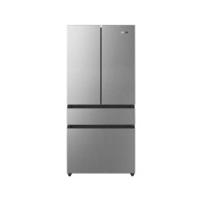Gorenje SBS refrigerator, French doors, 182x80x71cm, 2 doors, X-302l, M-178l, A+, NF+, Inverter, Display, Gray (NRM818EUX)