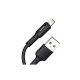 Дата кабель USB 2.0 AM to Lightning 1.0m 3A black XO (NB112-i-BK)