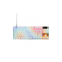 Клавиатура SteelSeries Apex Pro TKL Gen 3 HyperMagnetic OmniPoint 3.0 OLED USB UA White (64898)