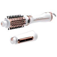 Rowenta Фен-щітка Brush Activ' Ultimate Care, 700Вт, 3 режими, іоніз-я, хол. обдув, оберт. насадок, кераміка, біло-золотий (CF9720F0)