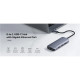 Концентратор Cudy USB-C 6-in-1 1xHDMI 4K + 1xUSB-C + 1xUSB 3.0 5Gbps + 2xUSB 2.0 (UH606)