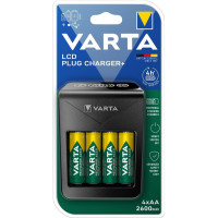 VARTA Varta LCD Plug Charger 4хNI MH AA2600 мА•h (57687101461)