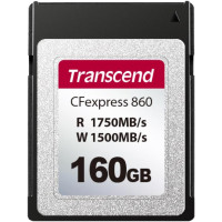 Transcend Карта пам'яті Transcend CFexpress 160GB Type B R1750/W1500MB/s (TS160GCFE860) Transcend Карта пам'яті Transcend CFexpress 160GB Type B R1750/W1500MB/s (TS160GCFE860)
