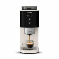 Krups Krups coffee machine Coffee Crush, 1.8L, LED display, auto recipe-2, black-white (SA4001E0)