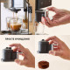 Krups Krups coffee machine Coffee Crush, 1.8L, LED display, auto recipe-2, black-white (SA4001E0)