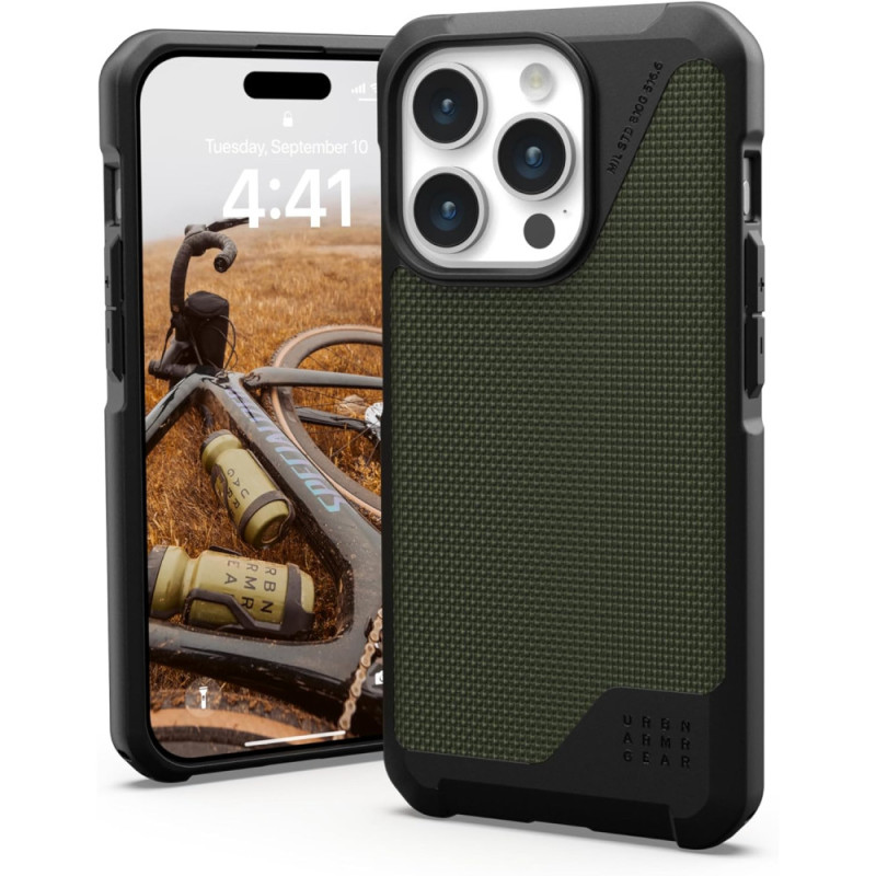 UAG Apple iPhone 15 Pro Metropolis LT Magsafe, Kevlar Olive