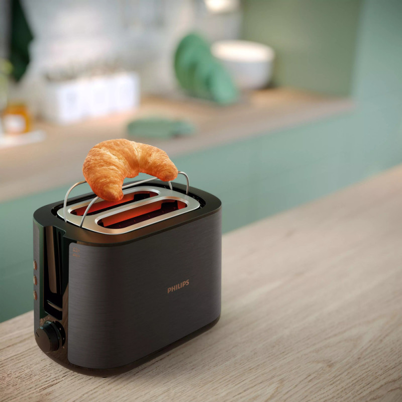 Philips toaster Viva Collection 950W, inoxав., heating, defrosting (HD2650/30)