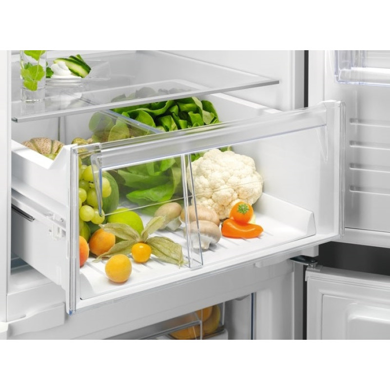 Electrolux ref built-in with bottom freezer, 188x55x55, ref-215l, freez.-61l, 2doors, A++, Combi, inv, display int, white (RNT6TE19S)