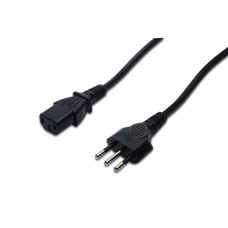Digitus Power Cord, Italy plug - C13 M/F, 1.8m, H05VV-F3G 0.75qmm, bl (AK-440113-018-S)
