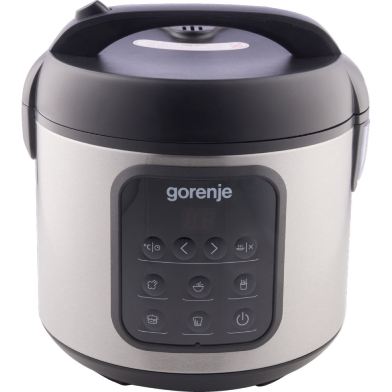 Gorenje Мультиварка, 476Вт, міні, чаша-2л, электронное управл., 5 програм, металл/пластик, черный (MC2SBK)