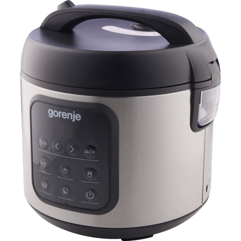 Gorenje Мультиварка, 476Вт, міні, чаша-2л, электронное управл., 5 програм, металл/пластик, черный (MC2SBK)