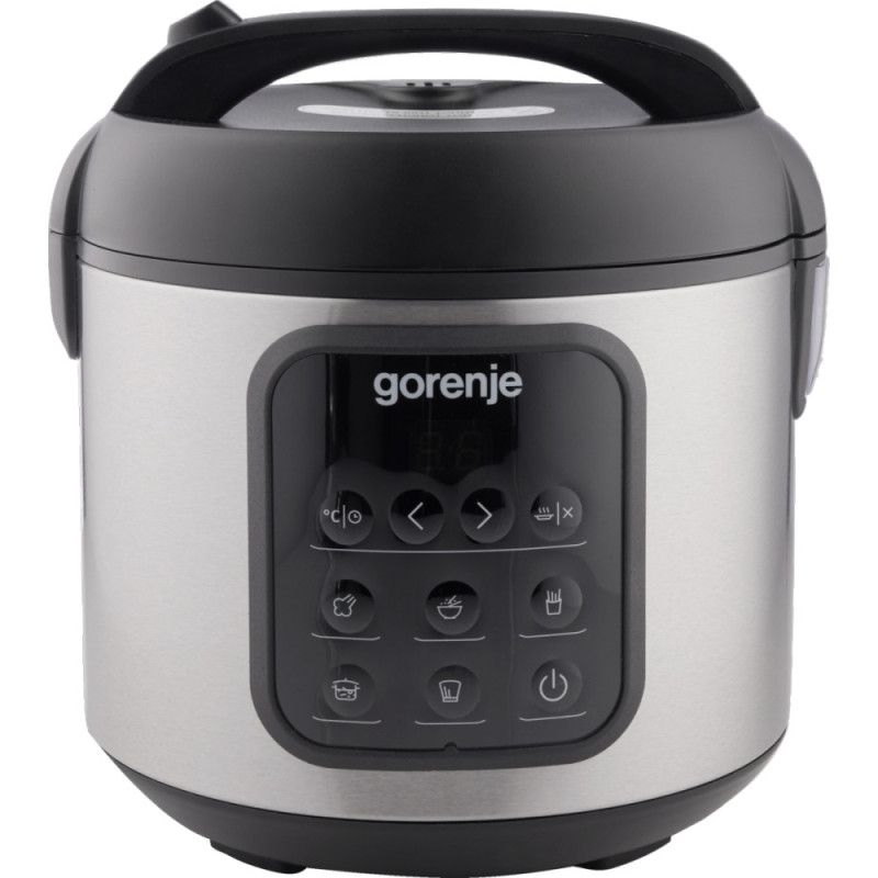 Gorenje Мультиварка, 476Вт, міні, чаша-2л, электронное управл., 5 програм, металл/пластик, черный (MC2SBK)