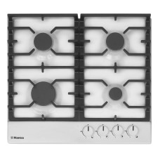 Hansa Hob gas, 59cm, cast-iron, white (BHGW630301)