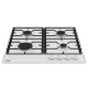 Hansa Hob gas, 59cm, cast-iron, white (BHGW630301)