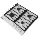 Hansa Hob gas, 59cm, cast-iron, white (BHGW630301)
