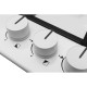 Hansa Hob gas, 59cm, cast-iron, white (BHGW630301)