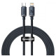 Дата кабель USB-C to Lightning 2.0m 20W Crystal Shine Series black Baseus (CAJY000301)